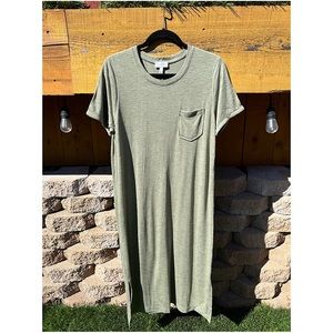 Jessica Simpson Olive Green T-Shirt Dress